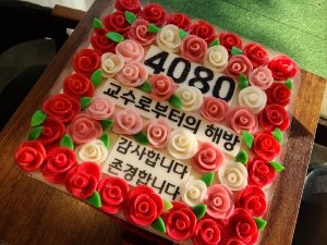 홍익대학교 행사떡케이크 40cm