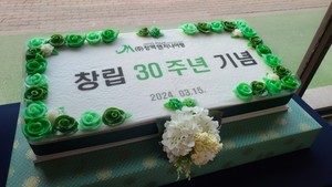 장맥엔지니어링 창립 30주년 기념 떡케이크 80cm
