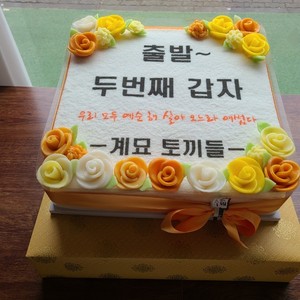 행사용대형케익 40cm/모임떡케이크